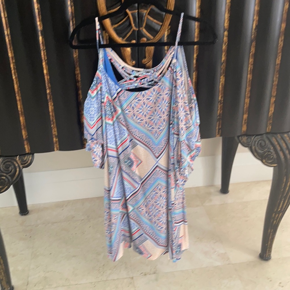 Super lips pattern dress